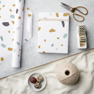 Terrazzo Muster Geschenkpapier