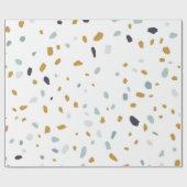 Terrazzo Muster Geschenkpapier (Flach)