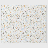 Terrazzo Muster Geschenkpapier (Flach)