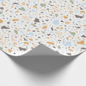 Terrazzo Muster Geschenkpapier (Ecke)