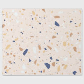 Terrazzo Muster Geschenkpapier (Flach)