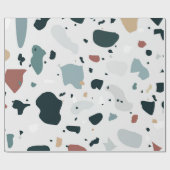 Terrazzo Muster Geschenkpapier (Flach)