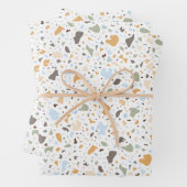 Terrazzo-Muster Geschenkpapier Set (Beispiel)