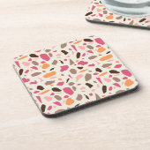 Terrazzo Muster Getränkeuntersetzer (Linke Seite)