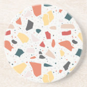 Terrazzo Muster Getränkeuntersetzer (Vorne)