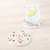 Terrazzo Muster Getränkeuntersetzer (Seite)
