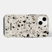 Terrazzo-Muster iPhone Hülle (Rückseite (Horizontal))