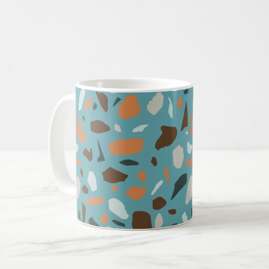 Terrazzo Muster Kaffeetasse (Vorderseite Links)