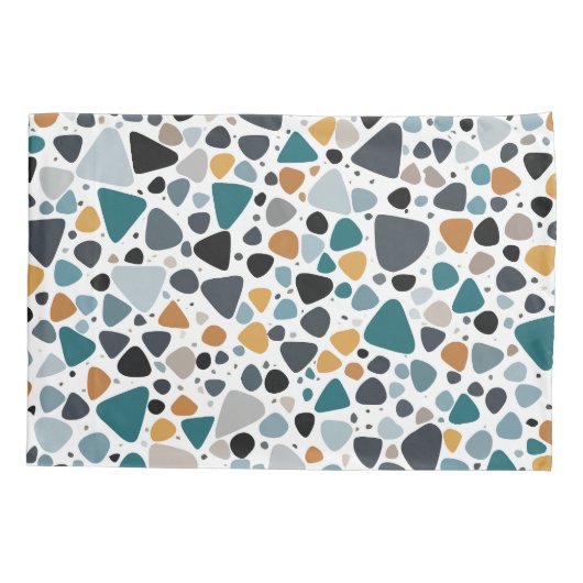 Terrazzo Muster Kissenbezug (Rückseite-Links)