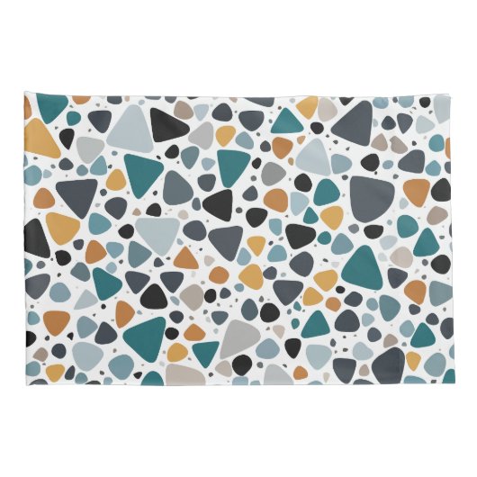 Terrazzo Muster Kissenbezug (Rückseite-Rechts)
