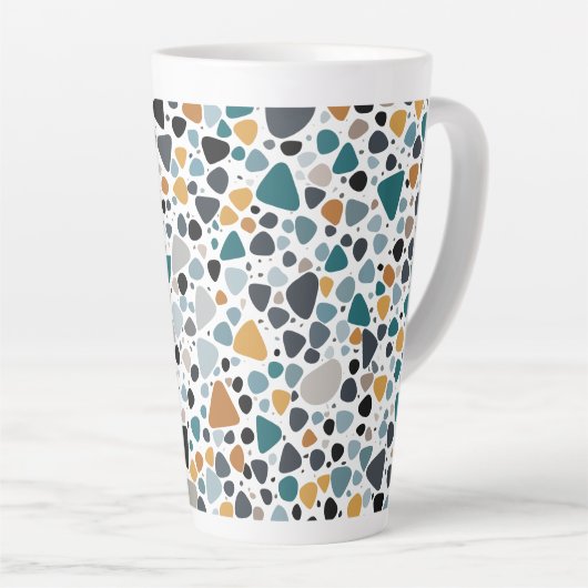 Terrazzo Muster Milchtasse (Rechte Ecke)