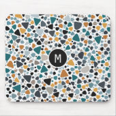Terrazzo Muster Mousepad (Vorne)