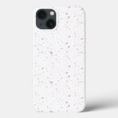 Terrazzo Muster neutrales natürliches Elegant Case-Mate iPhone Hülle (Rückseite)