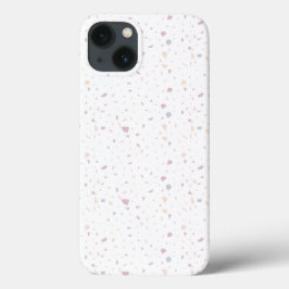Terrazzo Muster neutrales natürliches Elegant Case-Mate iPhone Hülle