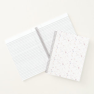 Terrazzo Muster neutrales natürliches Elegant Notizblock
