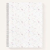 Terrazzo Muster neutrales natürliches Elegant Notizblock (Vorderseite)