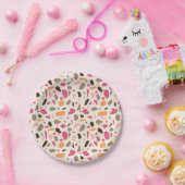 Terrazzo Muster Pappteller (Party)