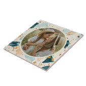 Terrazzo Muster Personalisiertes Foto Fliese (Seite)