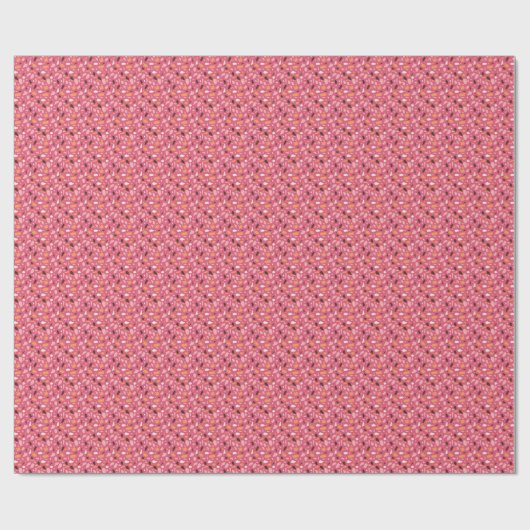 Terrazzo Muster Pink Geschenkpapier (Flach)