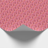 Terrazzo Muster Pink Geschenkpapier (Ecke)