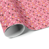 Terrazzo Muster Pink Geschenkpapier (Rolleneckpunkt)
