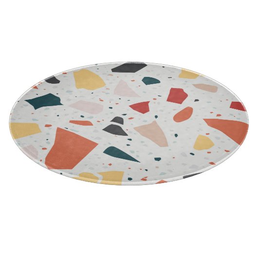 Terrazzo Muster Schneidebrett (Ecke)