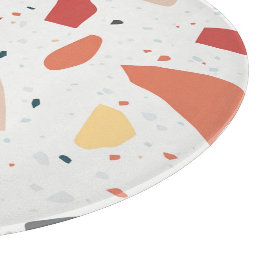 Terrazzo Muster Schneidebrett (Ecke)