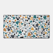 Terrazzo Muster Schreibtischunterlage (Vorderseite)