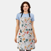 Terrazzo Muster Schürze (Getragen)