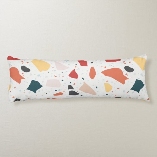 Terrazzo Muster Seitenschläferkissen (Rückseite)