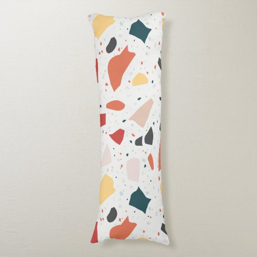 Terrazzo Muster Seitenschläferkissen (Vorderseite Vertikal)