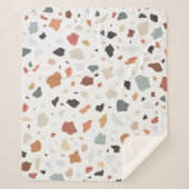 Terrazzo Muster Sherpadecke (Vorderseite)