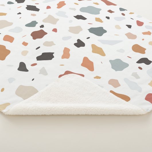 Terrazzo Muster Sherpadecke (3/4)