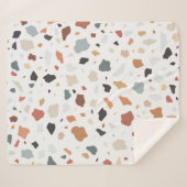 Terrazzo Muster Sherpadecke (Vorderseite (Horizontal))
