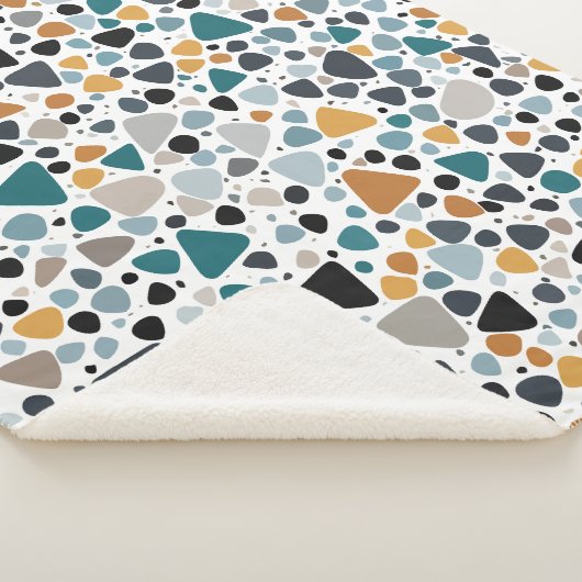 Terrazzo Muster Sherpadecke (3/4)