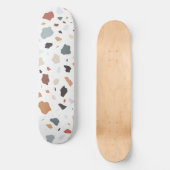 Terrazzo Muster Skateboard (Vorderseite)
