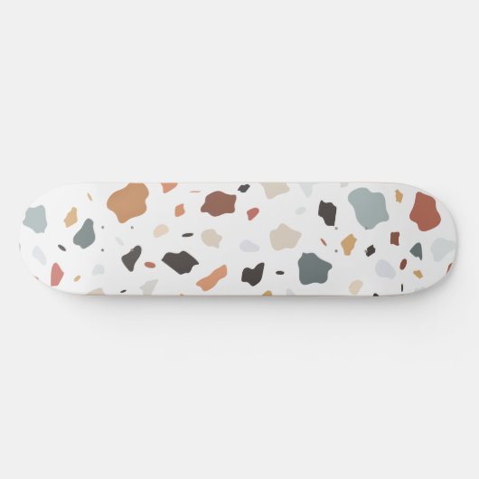 Terrazzo Muster Skateboard (Horizontal)