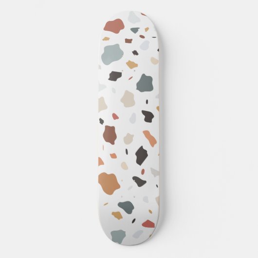 Terrazzo Muster Skateboard (Vorderseite)