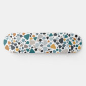 Terrazzo Muster Skateboard (Horizontal)