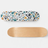Terrazzo Muster Skateboard (Horizontal)