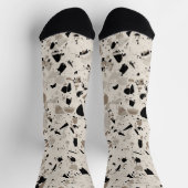 Terrazzo Muster Socken (Oben)