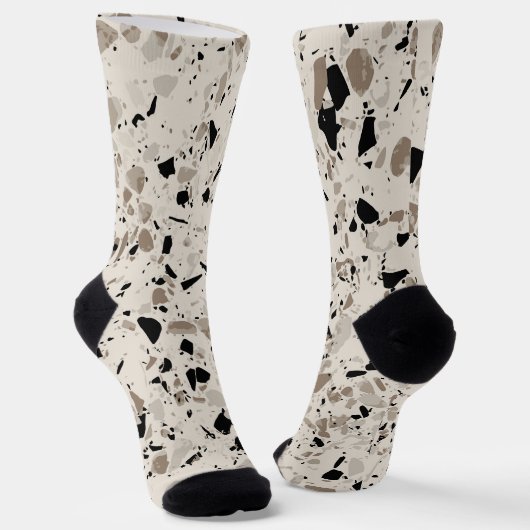 Terrazzo Muster Socken (Gewinkelt)