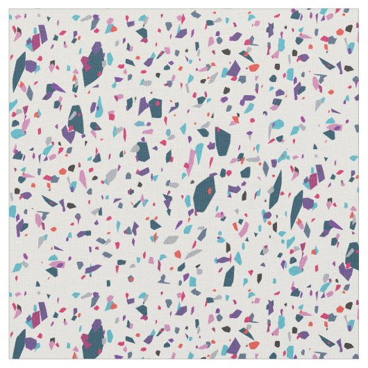 Terrazzo Muster Stoff (Nahaufnahme)