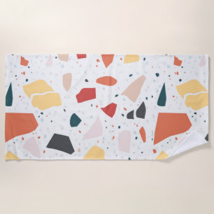 Terrazzo Muster Strandtuch