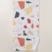 Terrazzo Muster Strandtuch (Vorderseite)