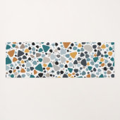 Terrazzo Muster Yogamatte (Rückseite (Horizontal))