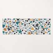 Terrazzo Muster Yogamatte (Vorderseite (Horizontal))
