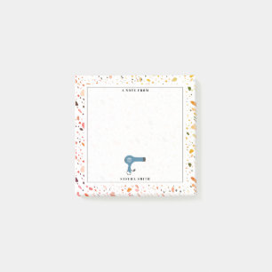 Terrazzo-Mustergebläse Post-it Klebezettel