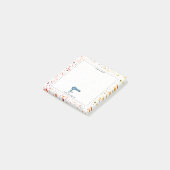 Terrazzo-Mustergebläse Post-it Klebezettel (angewinkelt)