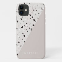 Terrazzo-Natur, neokolorale Pastellfarben, individ